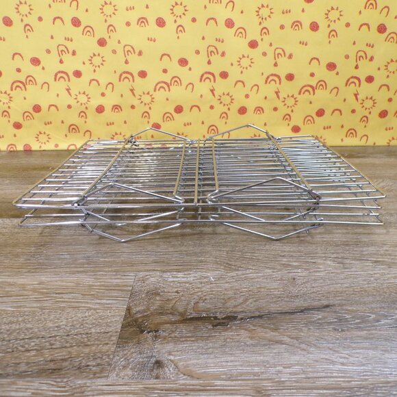 Baking Rack Set of 3 Stainless-Steel Rectangle Stackable Baking Racks 14"x10" - Picture 7 of 11